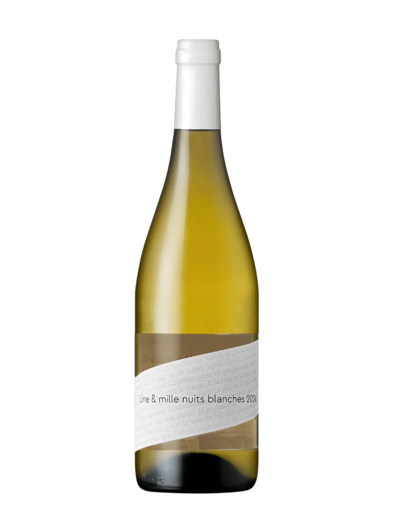 Cuvée Une & Mille Nuits Blanc 2024 Canet Valette, vin blanc frais aux agrumes (piquepoul, bourboulenc)